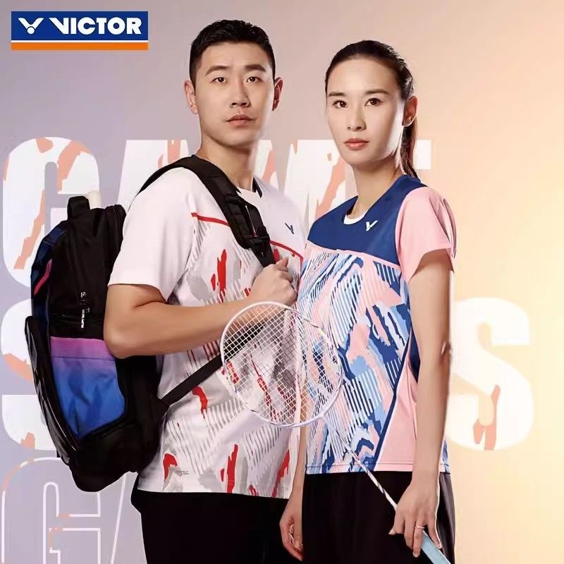 IBUY 羽毛球服 網球服 Victor勝利羽毛球服 比賽訓練款 短袖運動套裝 羽球衣 排汗衣 排球衣 桌球衣 運動服