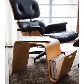 北歐實木創意藝術簡約角幾設計師簡約小茶几N型邊幾客廳用咖啡桌藤編椅 人類狗窩單人沙發椅