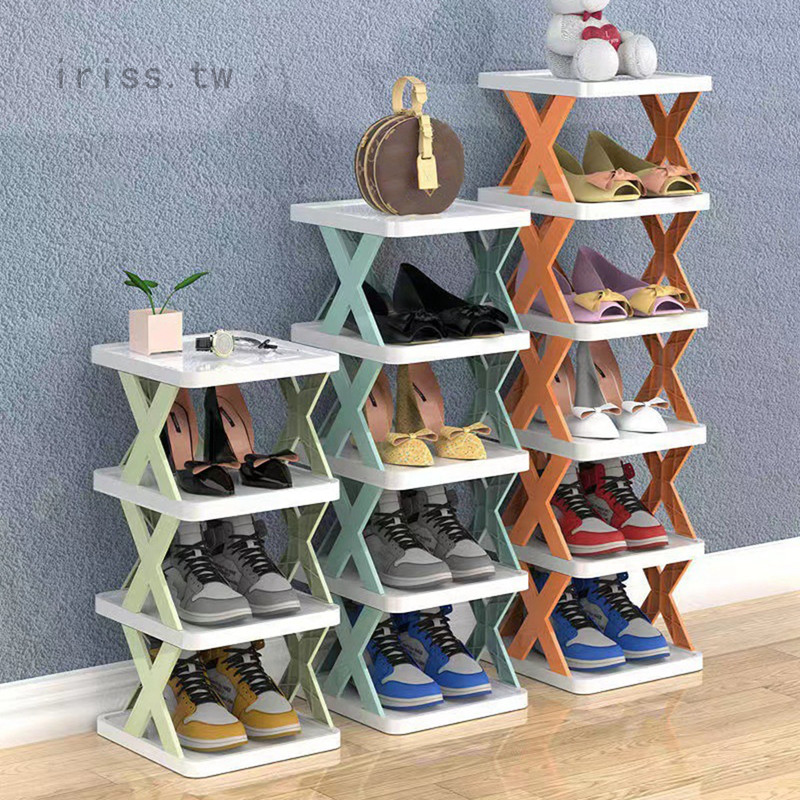 Iris1 簡易鞋架 家用免安裝多層鞋子收納架 可拆小型鞋櫃省空間牆角收納架