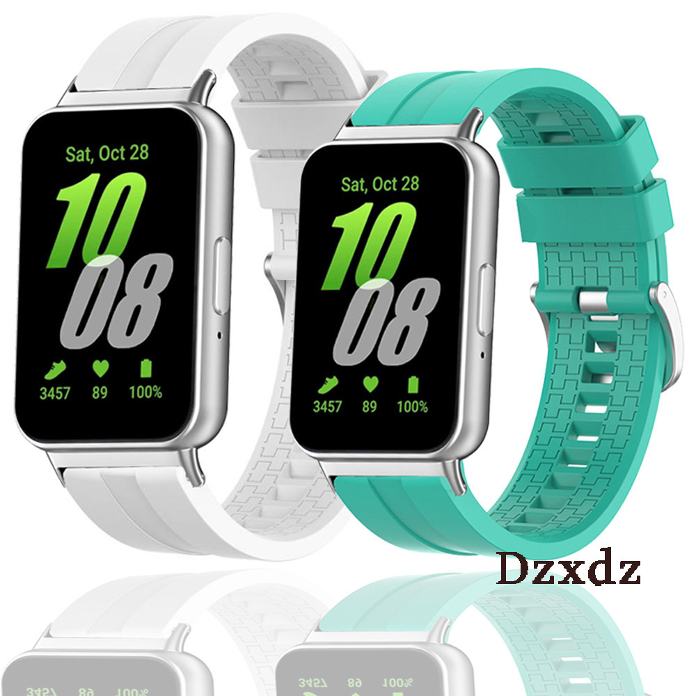 SAMSUNG 三星 Galaxy Watch Fit 3 Fit3 智能手錶錶帶 錶鏈 硅膠 腕帶 硅膠錶帶 替換錶帶