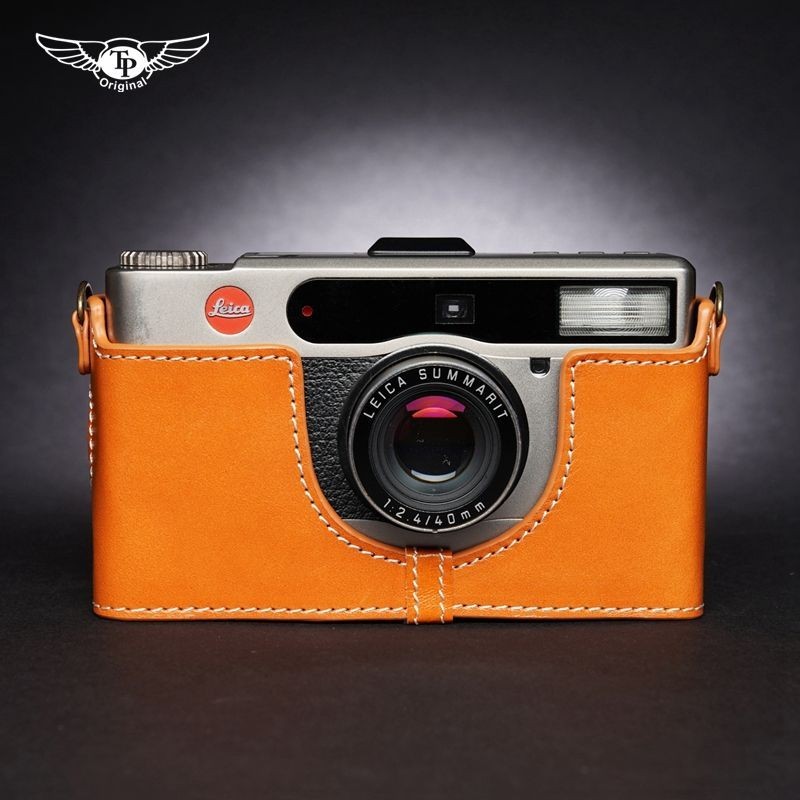 真皮Leica徠卡minilux 40 mm相機包 minilux zoom皮套 牛皮保護套