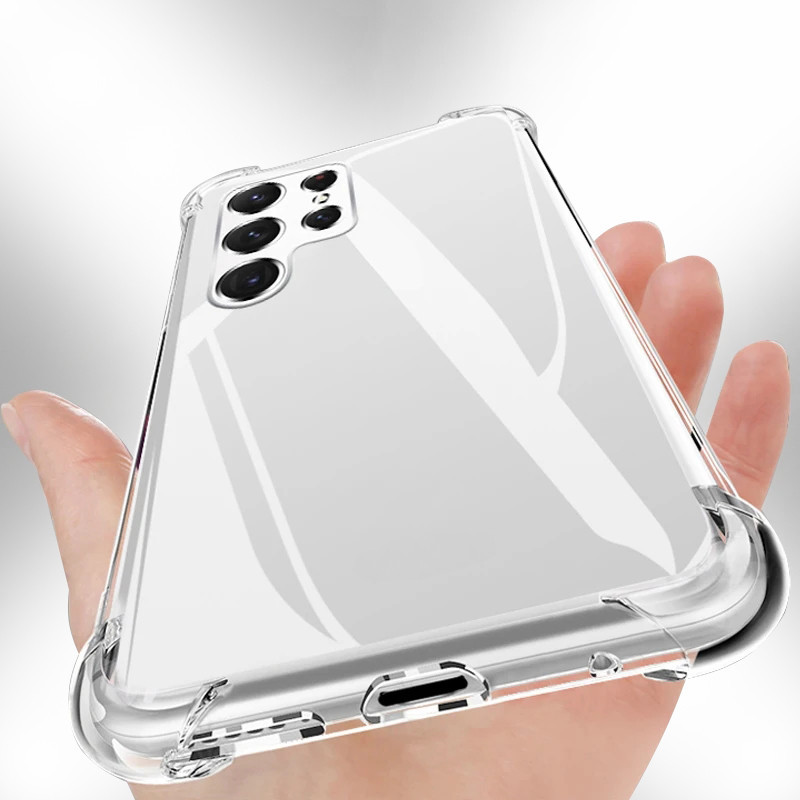 SAMSUNG 透明手機殼適用於三星 Galaxy A55 A35 A25 A15 A05 A05S M34 M54 F