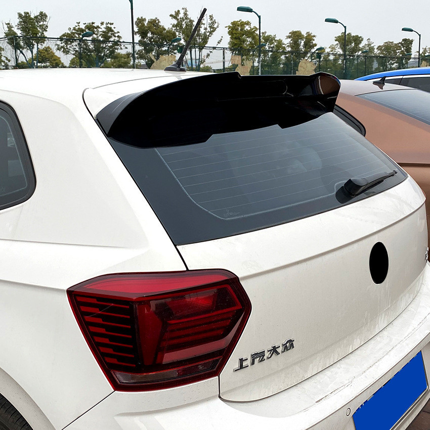 適用福斯Polo MK6 波羅Polo 2019+ GTI款頂翼尾翼擾流板外飾改裝