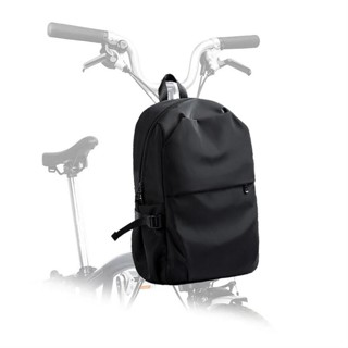 Litepro 自行車前包防水電腦揹包男士旅行休閒包適用於 Brompton 包帶支架