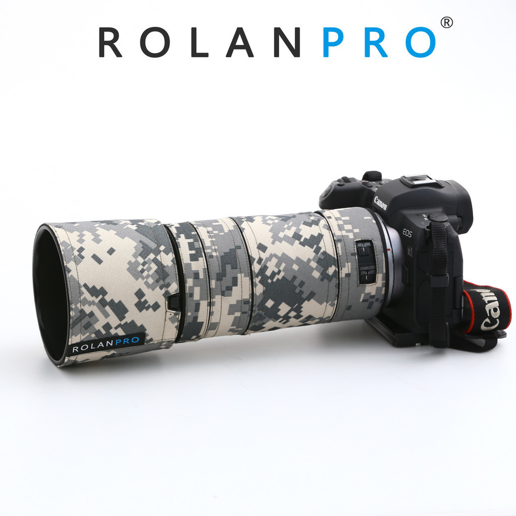 【熱賣 相機炮灰】佳能RF100-400mm F5.6-8 IS USM鏡頭炮衣 ROLANPRO若蘭炮衣