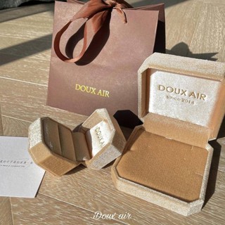 DouxAir送禮推薦vintage絲絨首飾盒禮物盒軟滑戒指盒吊墜項鍊盒
