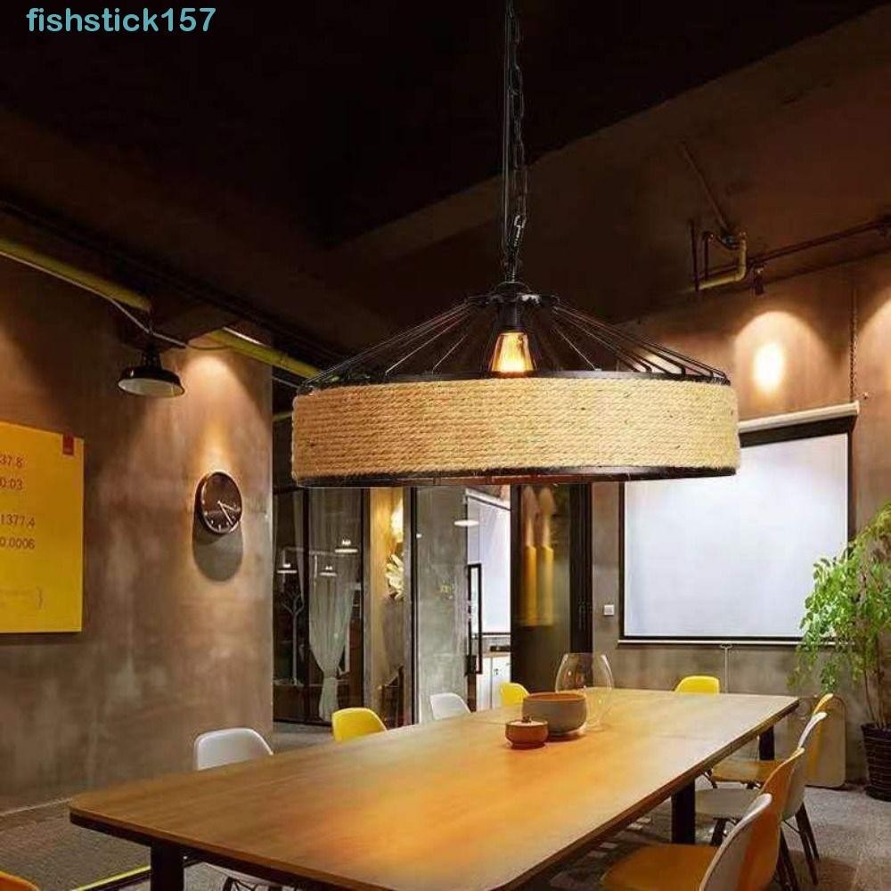 157FISHSTICK吊燈,古董古典天花板吊燈,家居裝飾鐵復古手工製作天花板固定裝置餐廳