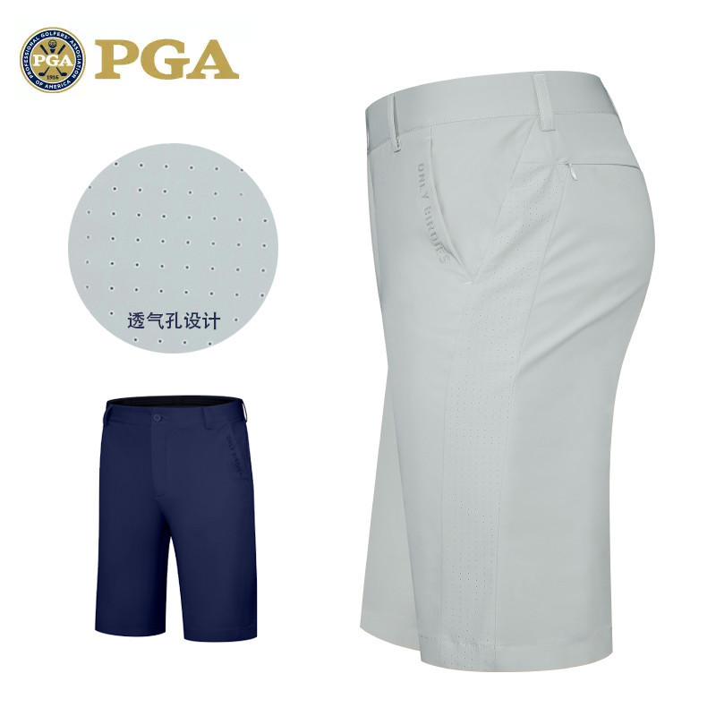 【品質現貨】高爾夫球褲 高爾夫球褲男 美國PGA 高爾夫褲子男士短褲 防滑褲腰速乾透氣柔軟舒適運動材質