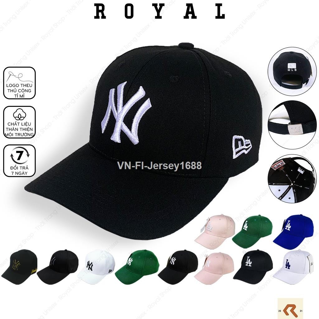 2024 MLB NY la 鴨舌帽男士帽子男孩帽子 New Era 韓國卡其色棉針織帽-皇家商店