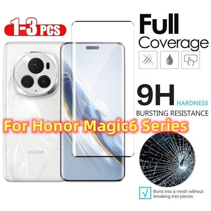 Magic6pro For Honor Magic6 Pro 5G 2024 Magic6Lite 熱彎鋼化玻璃曲面屏幕