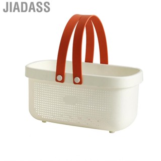 jiadass heepdd塑膠儲物淋浴籃大容量有效的排水廁所組織器，用於浴室輕巧的便攜式手持式旅行