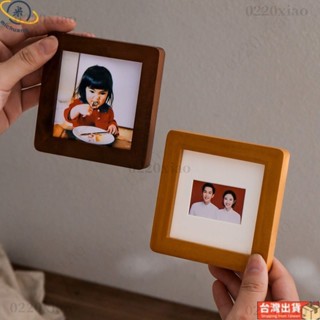 🍀優選🍀 高階感迷你小相框擺臺2吋照片相框兒童情侶閨蜜結婚登記照相框