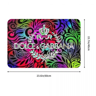 新款 Dolce & Gabbana 浴室法蘭絨地墊 廁所衛生間防滑腳墊 茶几門口吸水地墊 速乾進門地毯 客廳沙發臥室洗