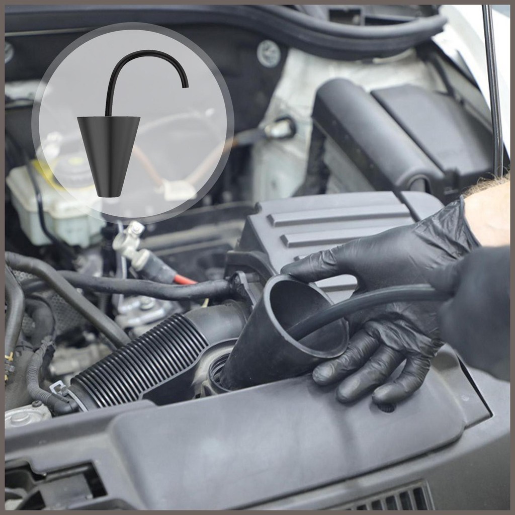 錐形洩漏檢測器專業排氣進氣罩適配器通用錐形機床適用於所有汽車 lofutw