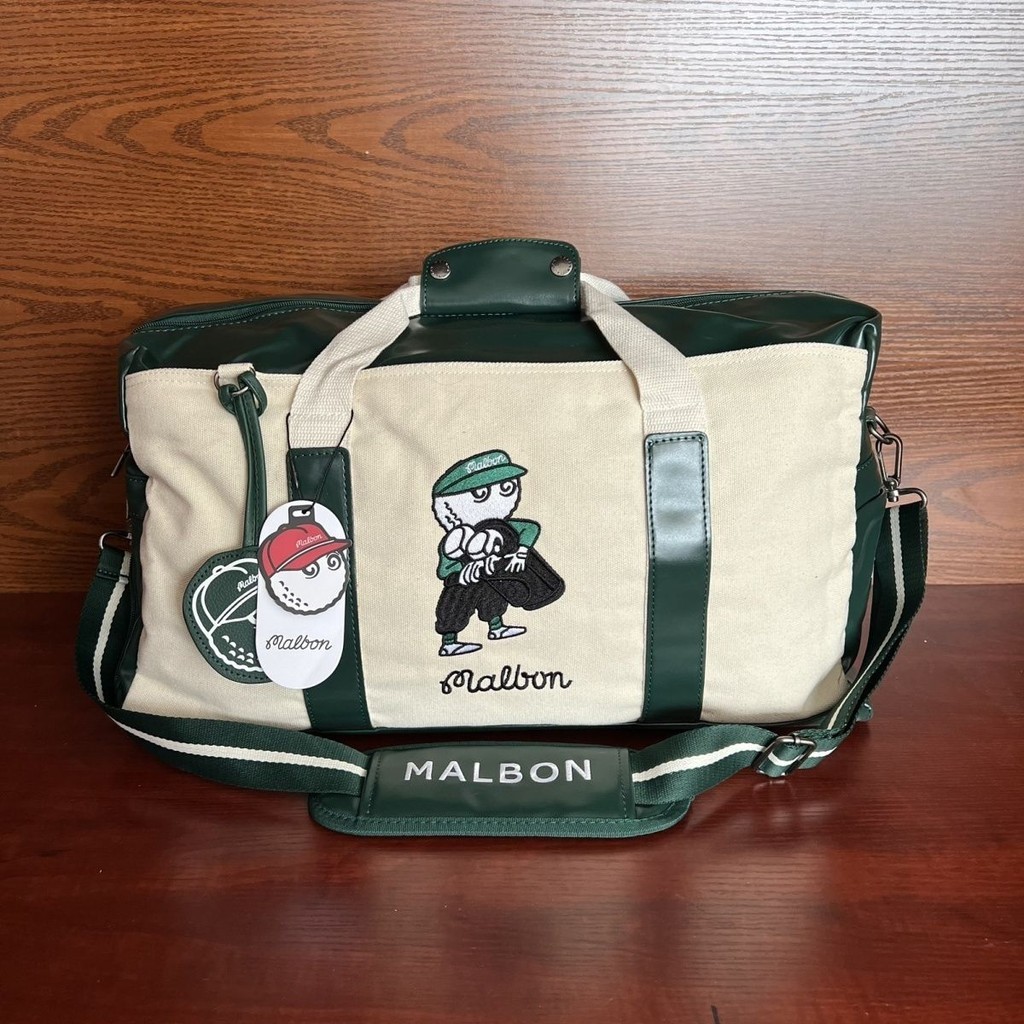 【現貨熱賣 特價促銷】高爾夫球袋 高爾夫球包 高爾夫包 新款韓國MALBON高爾夫球衣物包手提包斜背包時尚GOLF大容量