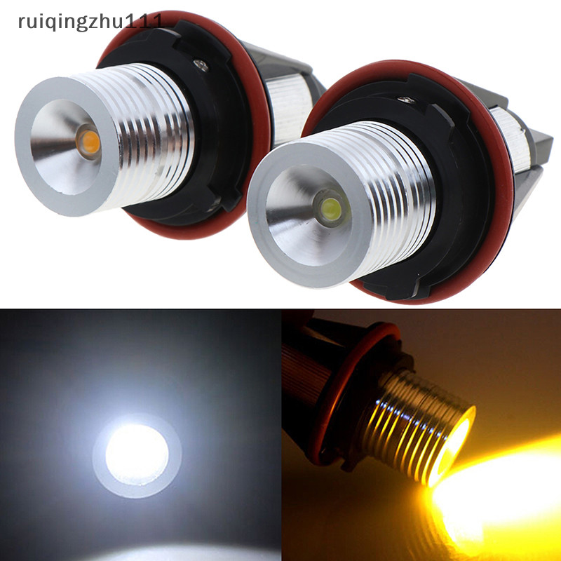 [ruiqingzhu] 1pc E39 E60 E87 X5 LED 天使眼環形標記側燈白色黃色 LED 燈泡 [TW