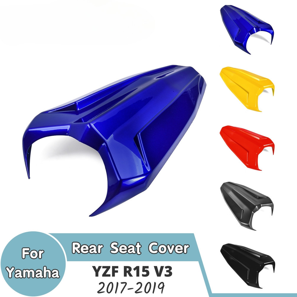 山葉 Yzfr15 摩托車後排乘客單人座套 Pillion 罩適用於雅馬哈 YZF-R15 YZF R15 V3 201