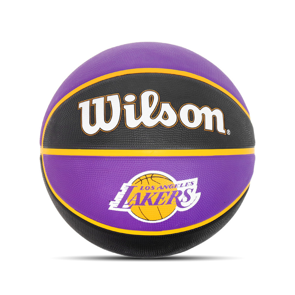 Wilson NBA Lakers 黑 紫金 湖人 籃球 7號球 橡膠 室外球 【ACS】 WTB1300XBLAL