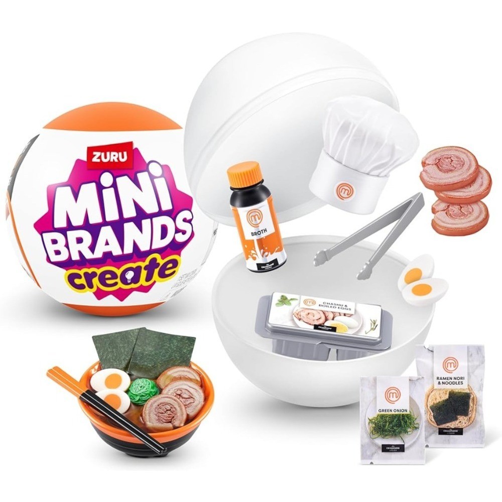 Mini Brands Create MasterChef Capsule ZURU 真正的微型 MasterChef