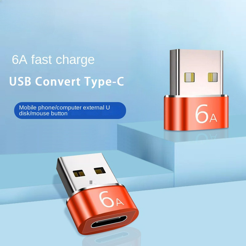 3.0 充電器 PD 數據線 6A Type-C 轉 USB 適配器轉 USB C 端口音頻轉換器