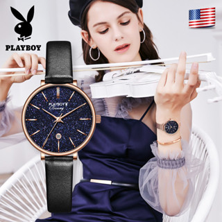 Playboy 2013 品牌手錶 熱銷直播網紅ins風 石英錶 星空防水女士手錶