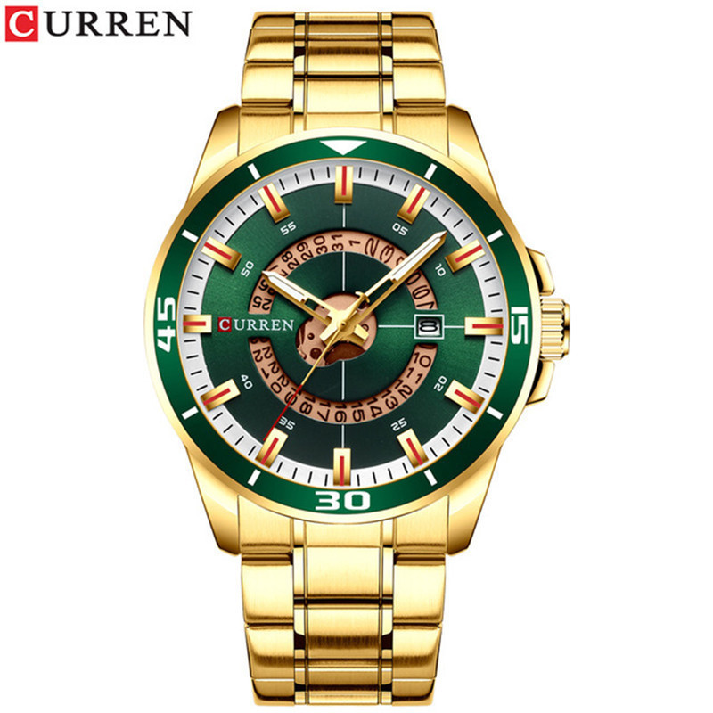 CURREN品牌 8359  防水 石英 高級男士手錶