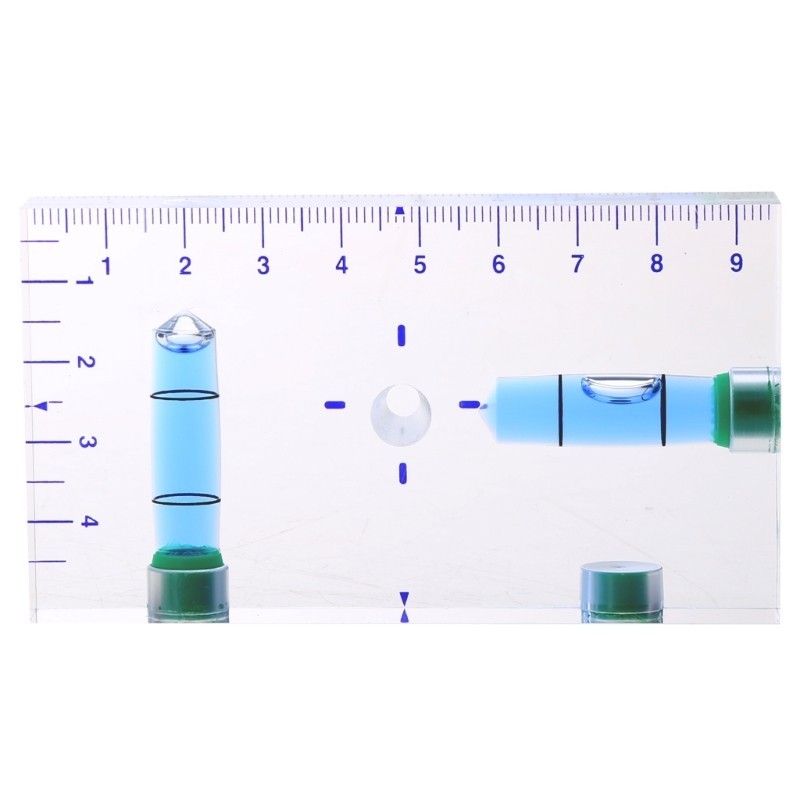 Ks 磁性迷你氣泡水平儀兩個方向清晰水平儀圖片懸掛水平儀