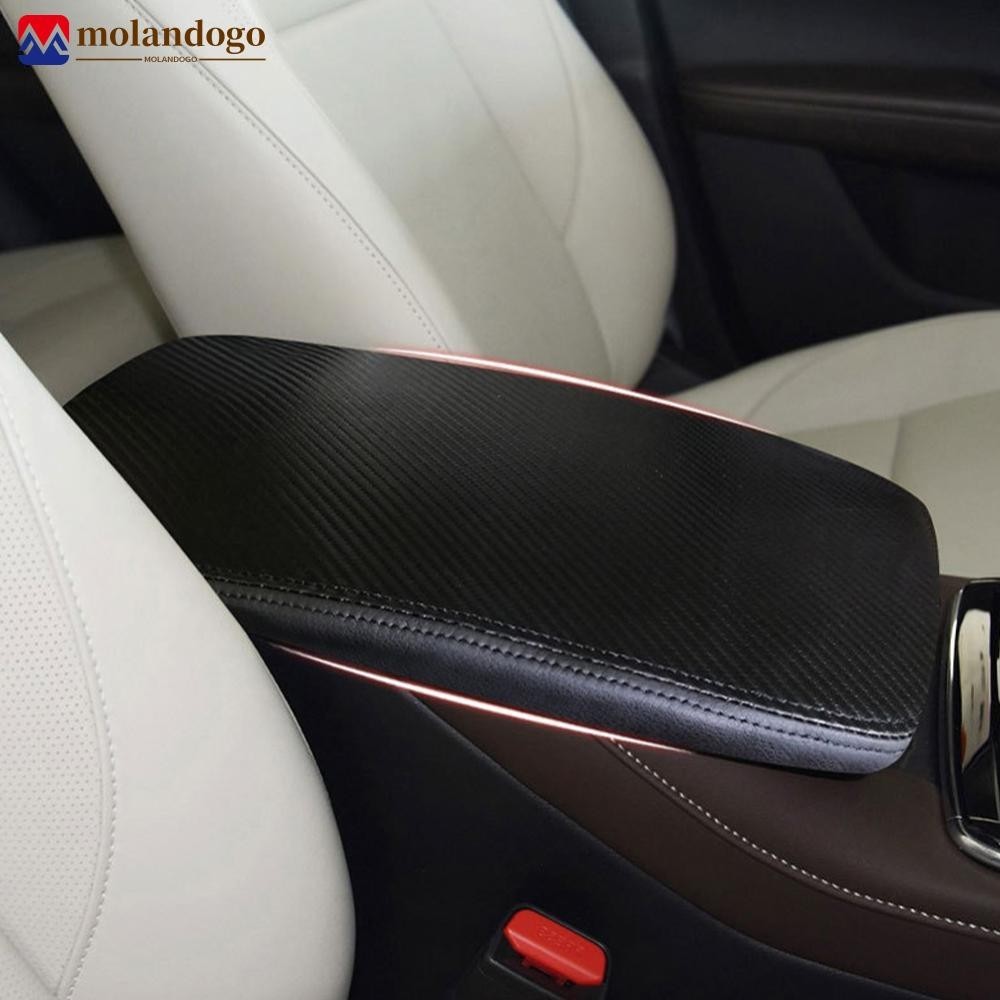 MAZDA Molandogo 汽車扶手箱中控台蓋扶手蓋內飾配件超細纖維皮套適用於馬自達 CX-30 CX30 2020