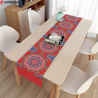 桌布桌旗 33x150cm 餐墊紅色桌旗桌布