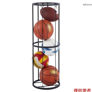 球存放架垂直球組織者籃球、排球、足球車庫球存放架家用