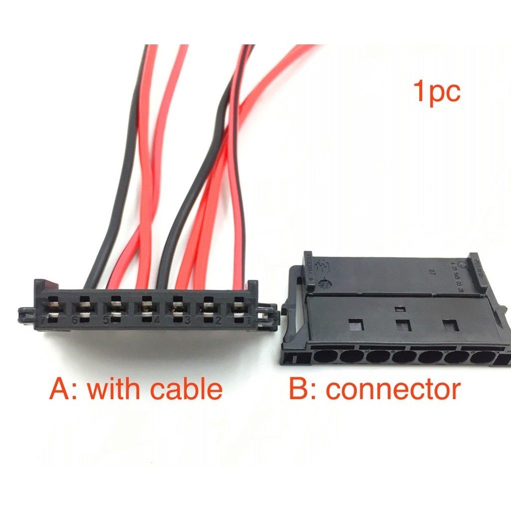 1pc 適用於奔馳 W204 C180 C200C230 C25 C260 C280 C300C63 尾燈插頭電纜線