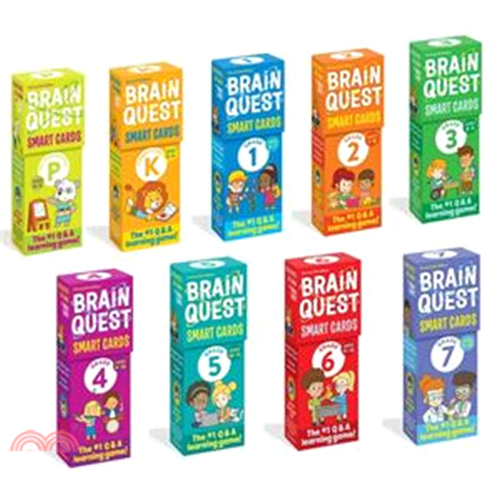 Brain Quest Smart Cards Set 1 (共9種)(盒裝)/Workman【禮筑外文書店】