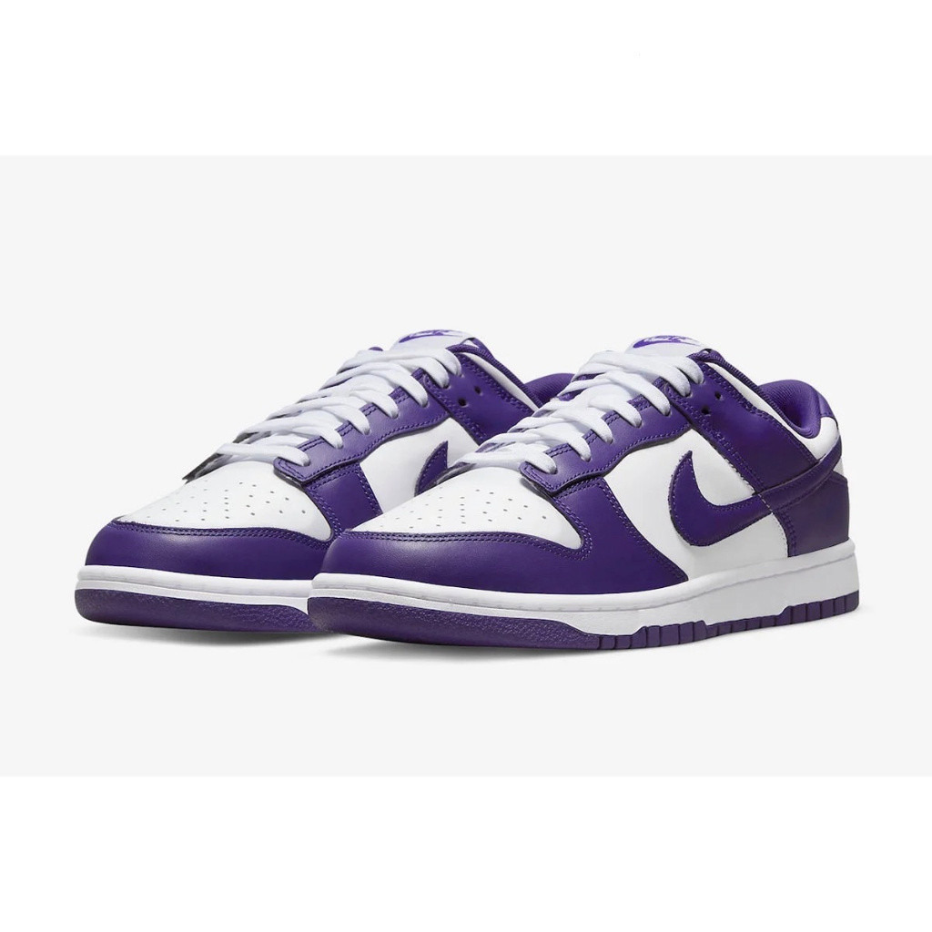 特價 NIKE DUNK LOW PURPLE 紫白 復古 低筒 DD1391-104 男鞋