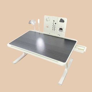 Sweetystr AOLIVIA 折疊筆記本電腦學習桌可折疊床桌帶 USB 埠 AV-60