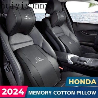 HONDA Hys 適用於本田 CR-V 思域爵士雅閣 CRV HRV ODYSSEY 頭枕枕頸枕汽車靠墊腰枕套裝
