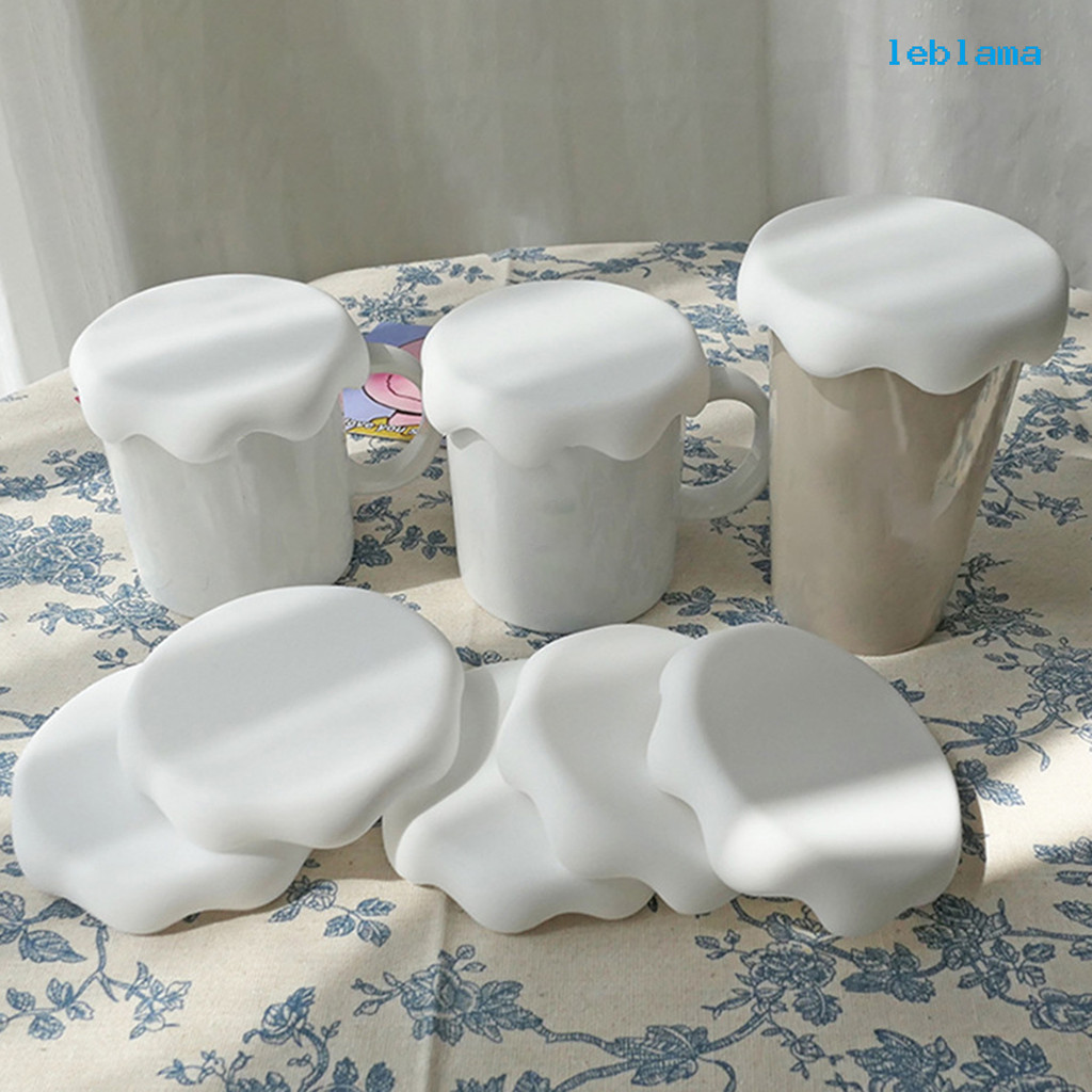 [LBA] 加厚食品級矽膠杯蓋積雪防塵可愛蓋子馬克杯水杯ins矽膠蓋