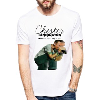 Linkin Park Chester Bennington My Heart 純棉運動健身加大碼男士 T 恤