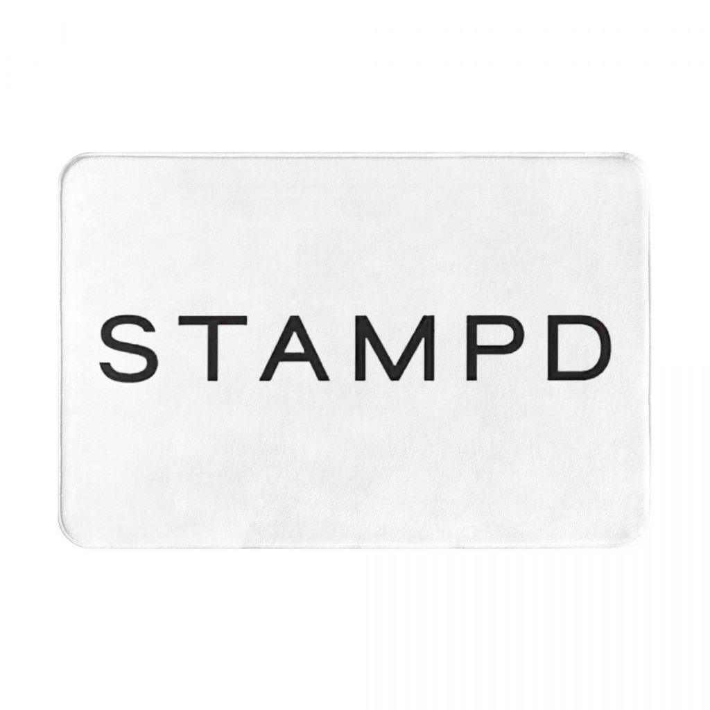 STAMPD logo Chris Stamp 浴室防滑地墊 廁所衛生間腳墊 門口吸水速乾進門地毯 洗手間墊 法蘭絨防滑