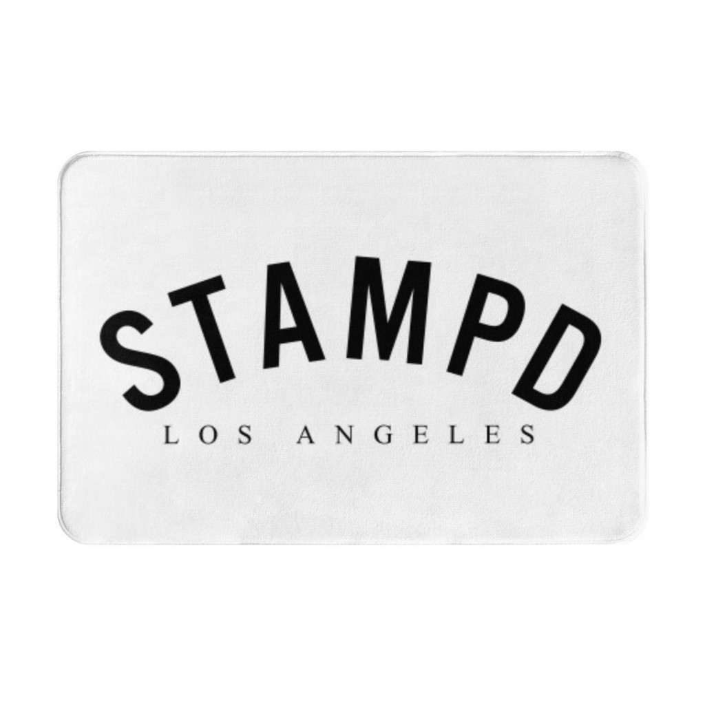 STAMPD logo Chris Stamp 浴室防滑地墊 廁所衛生間腳墊 門口吸水速乾進門地毯 洗手間墊 法蘭絨防滑