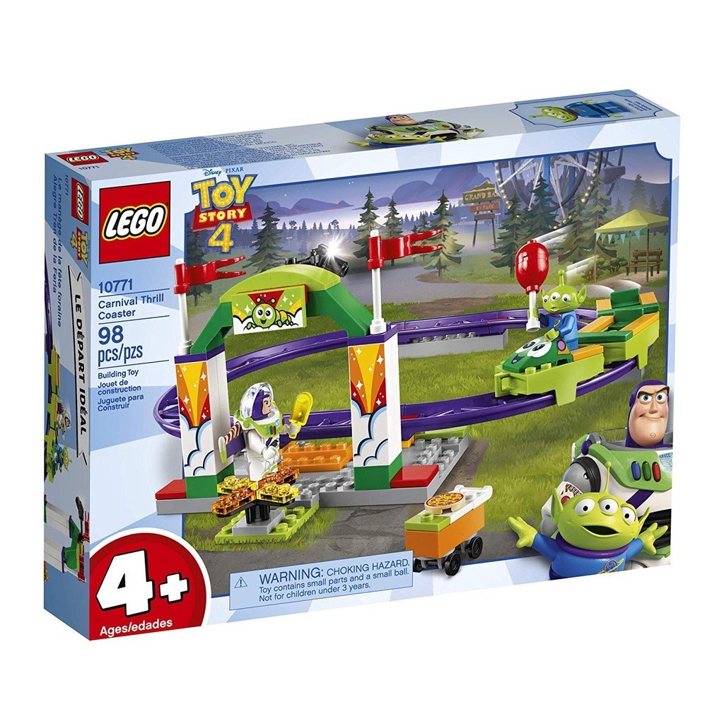 請先看內文 LEGO 樂高 10771 玩具總動員4 嘉年華雲霄飛車