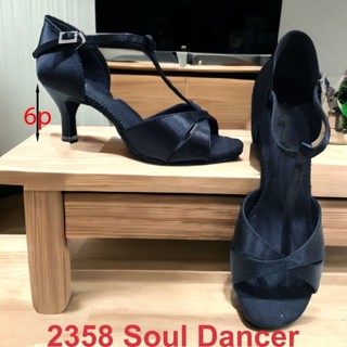 拉丁女鞋 SoulDancer 2358 帶高跟鞋 6.5cm (2358SD6P) 黑色