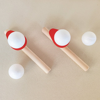 創意木製吹球器 兒童益智玩具 玩家樺木鍛鍊 平衡玩具 減壓玩具
