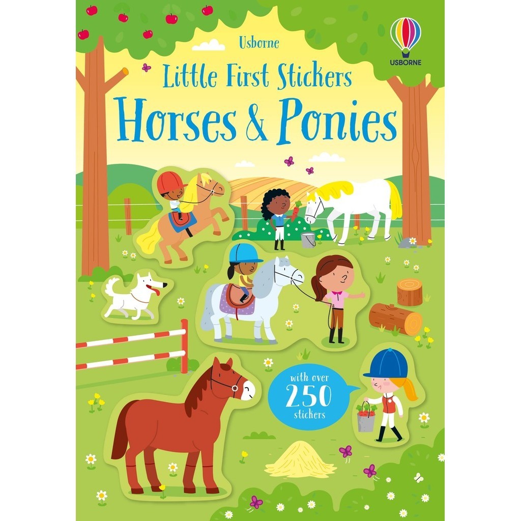 Little First Stickers Horses and Ponies/Kirsteen Robson【禮筑外文書店】