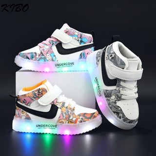 兒童發光運動鞋 1-6歲兒童LED燈鞋 兒童休閒鞋 女童帶燈鞋
