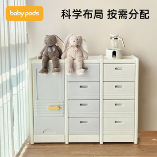 babypods兒童玩具收納架落地多層家用寶寶置物玩具架整理箱儲物櫃