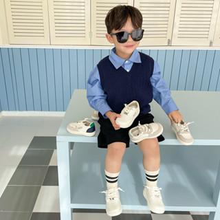 童鞋 ts正品兒童運動鞋 男童低幫板鞋 女童休閒小白鞋 幼稚園室內鞋 al52