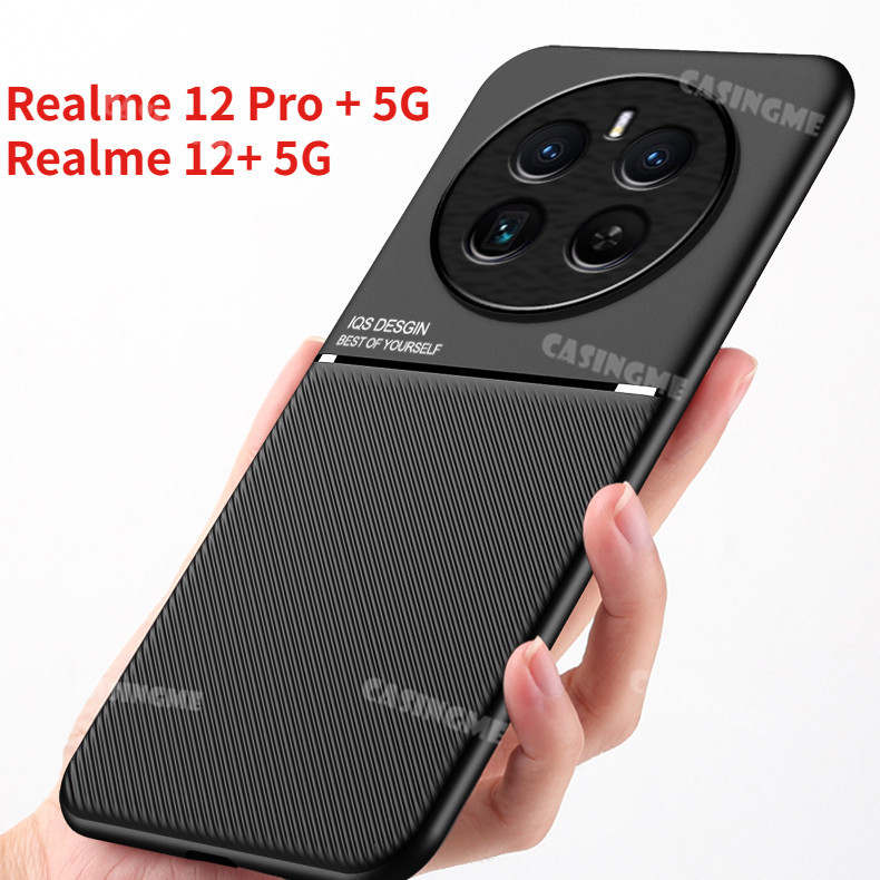 Realme 12 Pro + 5G 12+ 皮套適用於Realme12 Pro+ 12Pro+ Realme12Pro