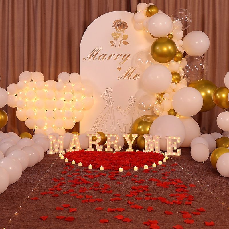 免費設計【客制化背景板】婚禮布置背板求婚布置背板求婚室內布置表白浪漫氣球裝飾套餐戶外告白創意用品KT板背景牆