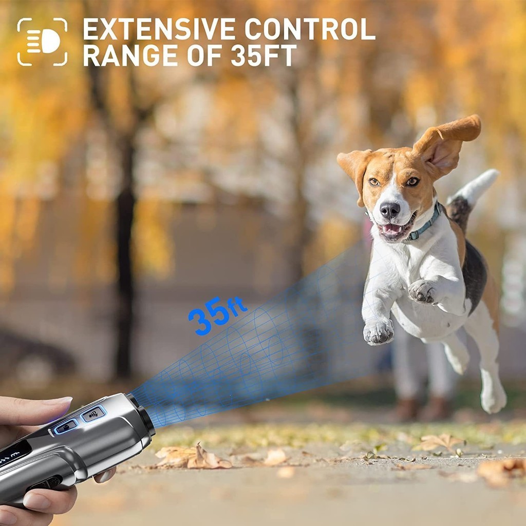 新款 超音波 驅狗器 可攜式 多功能 防噪音 防狗 亂叫 寵物 訓狗器