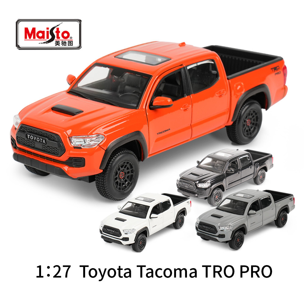 豐田 Maisto 1:27 2023 Toyota Tacoma TRD PRO 皮卡靜態壓鑄車輛收藏模型汽車玩具